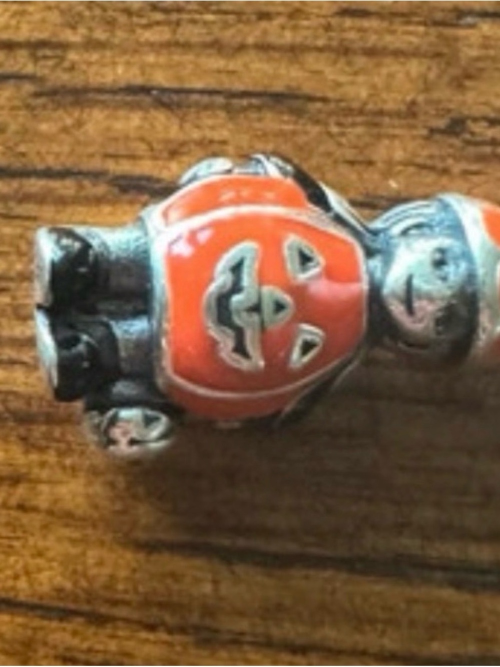 James Avery enamel costume pumpkin Halloween